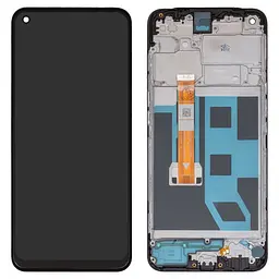 Дисплей для Oppo A53 4G, чорний, з рамкою, Original (PRC), (BV065WBM-L03-MB02), P6516I3F3-FPCA-R0.0