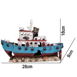 Декорація корабель Kruger Meier Shipwreck 28x9x18 см (301220) - мініатюра 2