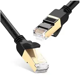 Патч-корд 10м, F/FTP cat 7 RJ-45 black Ugreen (U_11273) - мініатюра 2