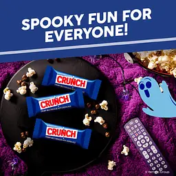 Шоколадні батончики Crunch Fun Size Chocolate Halloween Candy 283г - мініатюра 5