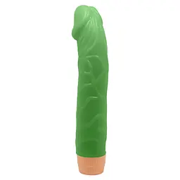 Вібратор - Barbara Bill Vibrator 8,8" Green - мініатюра 4