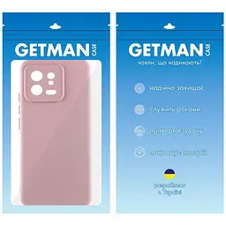 Чохол TPU GETMAN Liquid Silk Full Camera для Xiaomi 13 Рожевий / Pink Sand - мініатюра 7