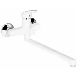 Змішувач для ванни Plamix Afina-006 EURO White (без шланга та лійки) (PM0687)