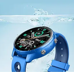Круглий дитячий смарт годинник з GPS трекером Lemfo D-50, 4G сім картою, геопарканом, кнопкою SOS, прослушкою та Wi-Fi, 2GB пам’яті Чорний - мініатюра 14