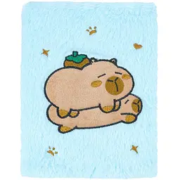 Блокнот А5 ZiBi Capybara 25 Kids Line плюшевий клітинка 80 аркушів (ZB.700046)