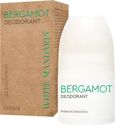 Натуральний кульковий дезодорант 50 мл White Mandarin DEO Bergamot Choice