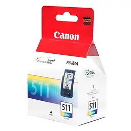 Картридж Canon CL-511, Color, iP2700, MP240/250/260/270/480/490, MX320/330/340/350, 9 мл (2972B007)