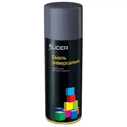 Аерозольна фарба для автомобіля SLIDER 7024 темно-сіра, 400мл (000001034)