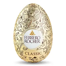 Яйце Ferrero Rocher пасхальне з молочного шоколаду 100 г