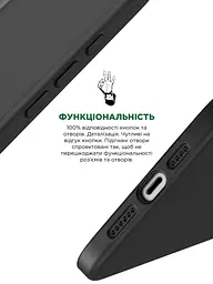 Панель ArmorStandart ICON2 MagSafe для Apple iPhone 15 Pro Black (ARM72743) - мініатюра 4