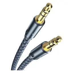 Кабель мультимедійний 3.5mm M to 3.5mm M 5.0m gray Essager (EYP35-DYD0G) - мініатюра 2