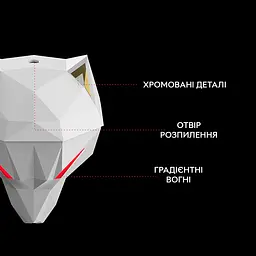 Зволожувач повітря, аромадифузор портативний Kinscoter Guardian Wolf SH-L162 650 мл, White - мініатюра 14