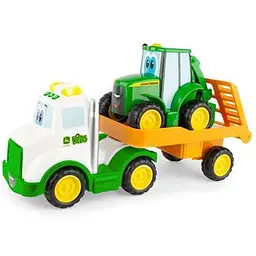 Іграшкова техніка John Deere Kids тягач і трактор зі світлом і звуком (47207) - мініатюра 4