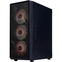 Корпус 1stPlayer FD3-M, Black, без БЖ, Mini Tower, для Micro ATX / Mini ITX, 1xUSB 3.0 / 2xUSB 2.0, макс. CPU - 155 мм / VGA - 290 мм, 4x120 мм ARGB, бічна панель із загартованого скла (FD3-M-BK-4F7) - мініатюра 3