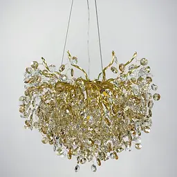 Підвісна люстра з кришталевими камінчиками Bouquet Line.F Діаметр 60см - мініатюра 7