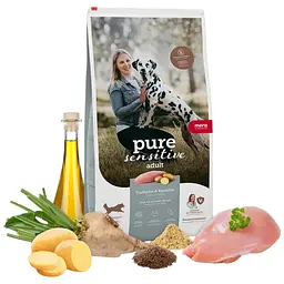 Сухий корм Mera Pure Sensitive fresh meat Truthan&Kartoffel для собак з м'ясом індички і картоплі 1 кг