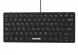 Клавіатура Maxxter KBM-C01B-UA, чорний, USB, 78 кнопок, 1.8 м