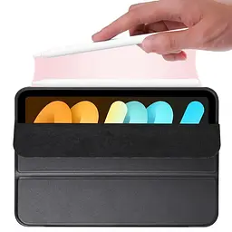 Чохол-книжка BeCover силіконовий для Apple iPad Mini 7 2024 Black (712427) - мініатюра 3