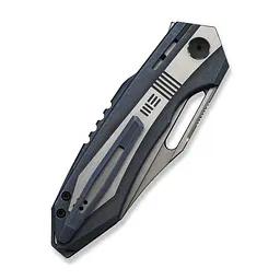 Ніж складаний туристичний Weknife Bogey (9.3 см) Bohler M390 / Titanium синій - мініатюра 5