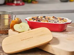 Форма для випічки з кришкою KitchenAid керамогранітна 24,1x15x6 см 0,9 л колір червоний (CC006104-001) - мініатюра 5