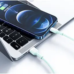 Кабель XO NB212 2.1A/1m for Micro Зелений - мініатюра 4