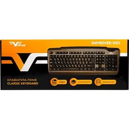 Клавіатура дротова Frime Classic Keyboard Black-Silver USB (FKBB0323) - мініатюра 5