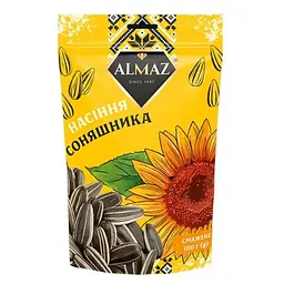 Насіння соняшника Almaz смажене смугасте 100 г