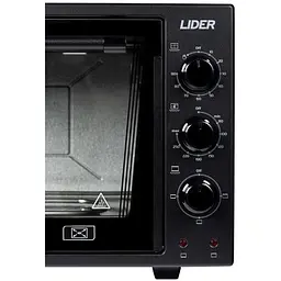 Духовка настільна Lider 4823 ECO BLACK-WHITE - мініатюра 4