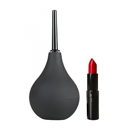 Анальний душ Easytoys Black Anal Douche medium - мініатюра 3