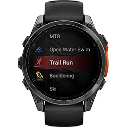 Смарт-годинник Garmin Fenix 8 AMOLED 47mm Slate Gray with Black Silicone Band (010-02904-00) [115044] - мініатюра 9