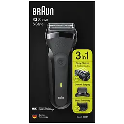 Електрична бритва Braun Series 3 300BT Black - мініатюра 8