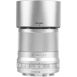 Об'єктив Viltrox AF 56mm f/1.4 STM Lens for Nikon Z Silver [121756] - мініатюра 2