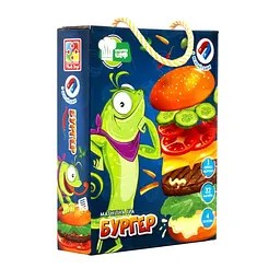 Гра настільна "Бургер" Vladi Toys VT2310-06 магнітна, з рулеткою