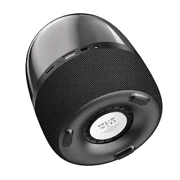 Bluetooth Колонка Borofone BP8 Glazed colorful luminous Чорний - мініатюра 3