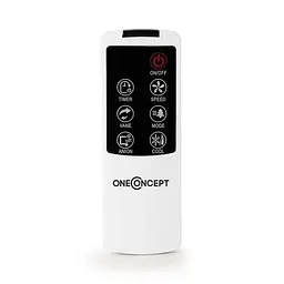 Мобільний кондиціонер-вентилятор OneConcept Baltic Red 3-в-1 (10029737) - мініатюра 3