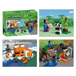 Конструктор Minecraft 476 деталей 28x20x7 см
