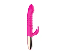 Вібратор-кролик B - Series Magic Rechargeable Thrusting, 19 см (рожевий) - мініатюра 8
