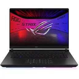 ASUS Ноутбук ROG Strix SCAR 16 G635LR-RW074W 16" 2.5K mLED, Intel Ultra 9 275HX, 32GB, F1TB, NVD5070Ti-12, Win11, Чорний
