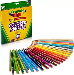Набір кольорових олівців Crayola 50 шт. (68-4050) - мініатюра 2