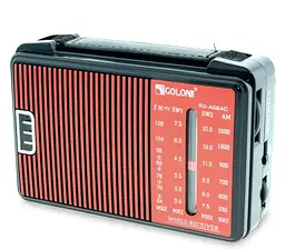 Портативний радіоприймач GOLON RX-A08 AC від мережі 220В ∙ Радіоприймач GOLON RX-A08 на батарейках - мініатюра 6
