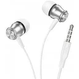 Навушники Borofone Platinum металеві універсальні earphones with microphone BM75 білі - мініатюра 9