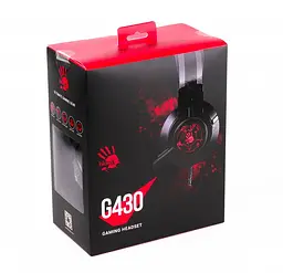 Ігрові навушники A4Tech Bloody G430 Black з мікрофоном - мініатюра 3
