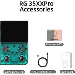 Ретро ігрова приставка Anbernic RG35XX Pro 64GB Transparent Teal [154467] - мініатюра 7