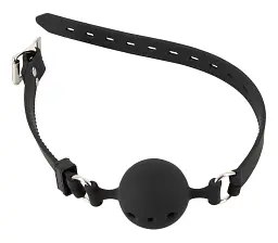 Кляп Bad Kitty Naughty Toys Gag М 4 см чорний - мініатюра 3