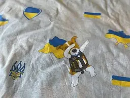 Комплект постільної білизни Ecotton полуторний 150х215 см Пес Патрон бежевий (24125) - мініатюра 6