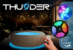 Джакузі-SPA надувне THUNDER LATTE 6-місне + сірі меблі з ротанга – 4 шт (LATTE-HALF-GRAY) - мініатюра 8