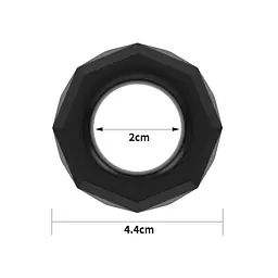 Ерекційне кільце Lovetoy Power Plus Cock Ring Series чорний - мініатюра 8