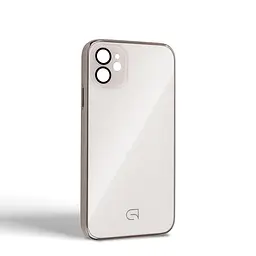 Чехол-накладка для Apple iPhone 11, Replica MagSafe, белый, противоударный защитный чехол с магнитным кольцом MagSafe, защита всего корпуса, TPU+PC, зеркальный, выступающий бортик вокруг экрана, ArmorStandart (ARM76173) - мініатюра 2