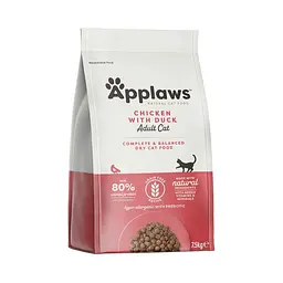 Сухий корм для кішок Applaws Chicken with Duck + пробіотик, 7,5 кг