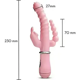 Потрійний вібратор Body Touch 2 - для клітора 12 режимів - мініатюра 2